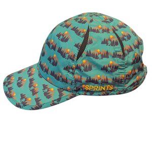 Sprints Running Hat Mountain Gorpcore Unisex Vented Nylon Normcore Baseball Cap